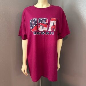 USA Hawaii Graphic T-Shirt